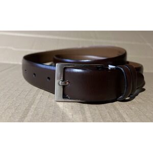 Men's Wearhouse Brown Full Grain Italian Leather Dress Belt - Men's Size 40/100
